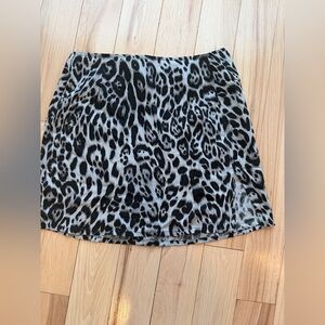 Motel Rocks leopard print mini skirt - XXS!